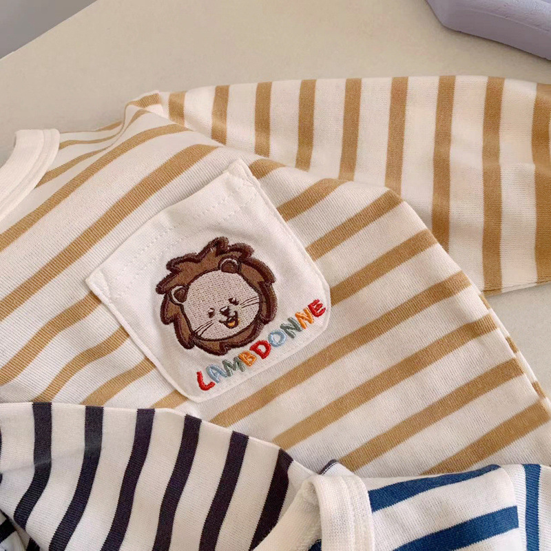 Black and White Striped Shirt - 1