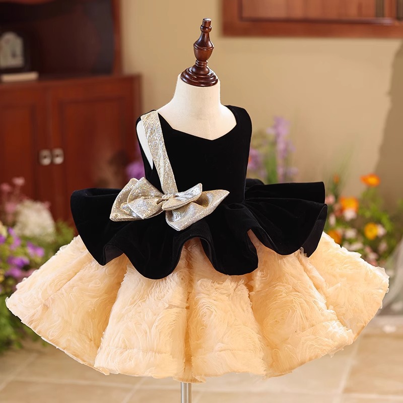 Black & Yellow Frock Dress