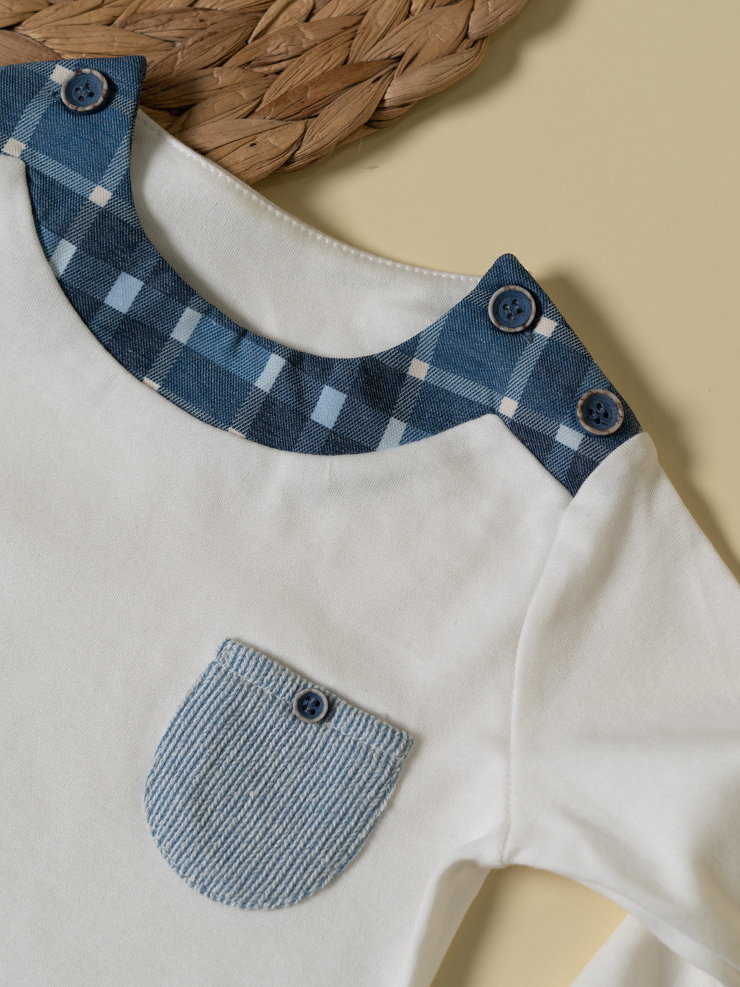 Blue pieces pant set