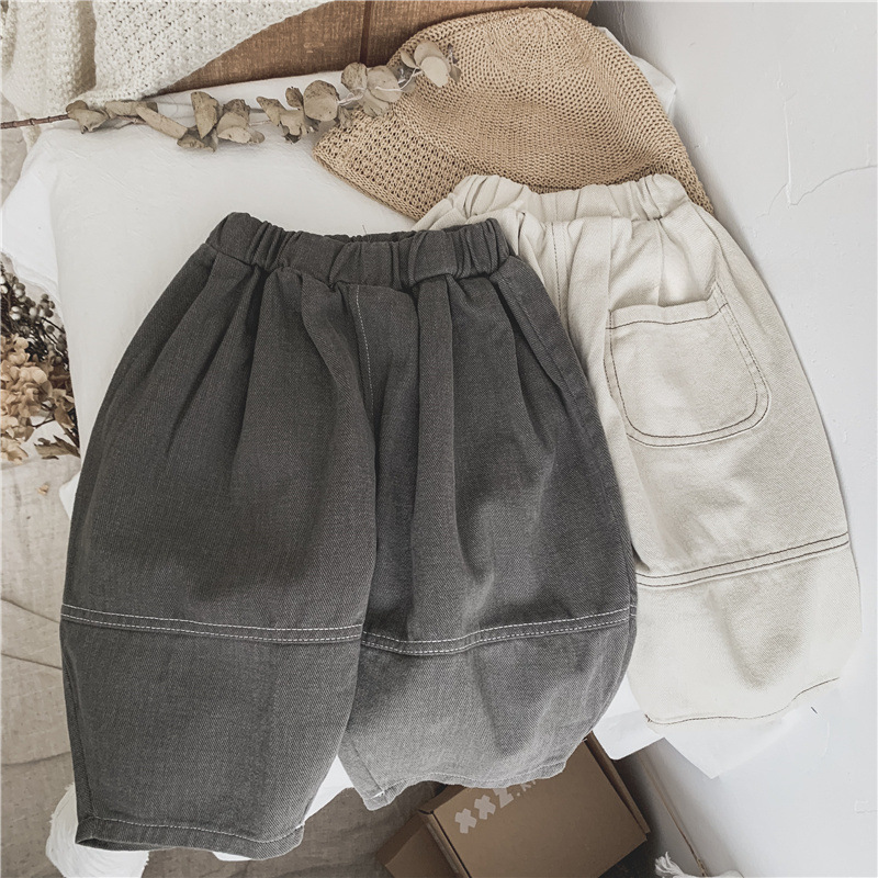 Brown and Cream Colorblock Pants
