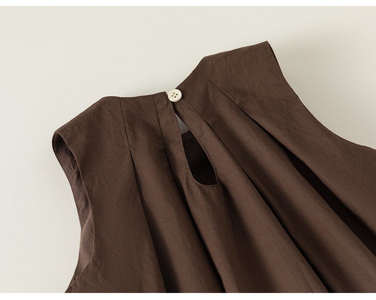 Classic Brown Frock Dress