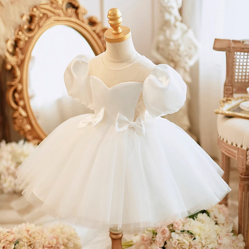 Classic White Frock Dress