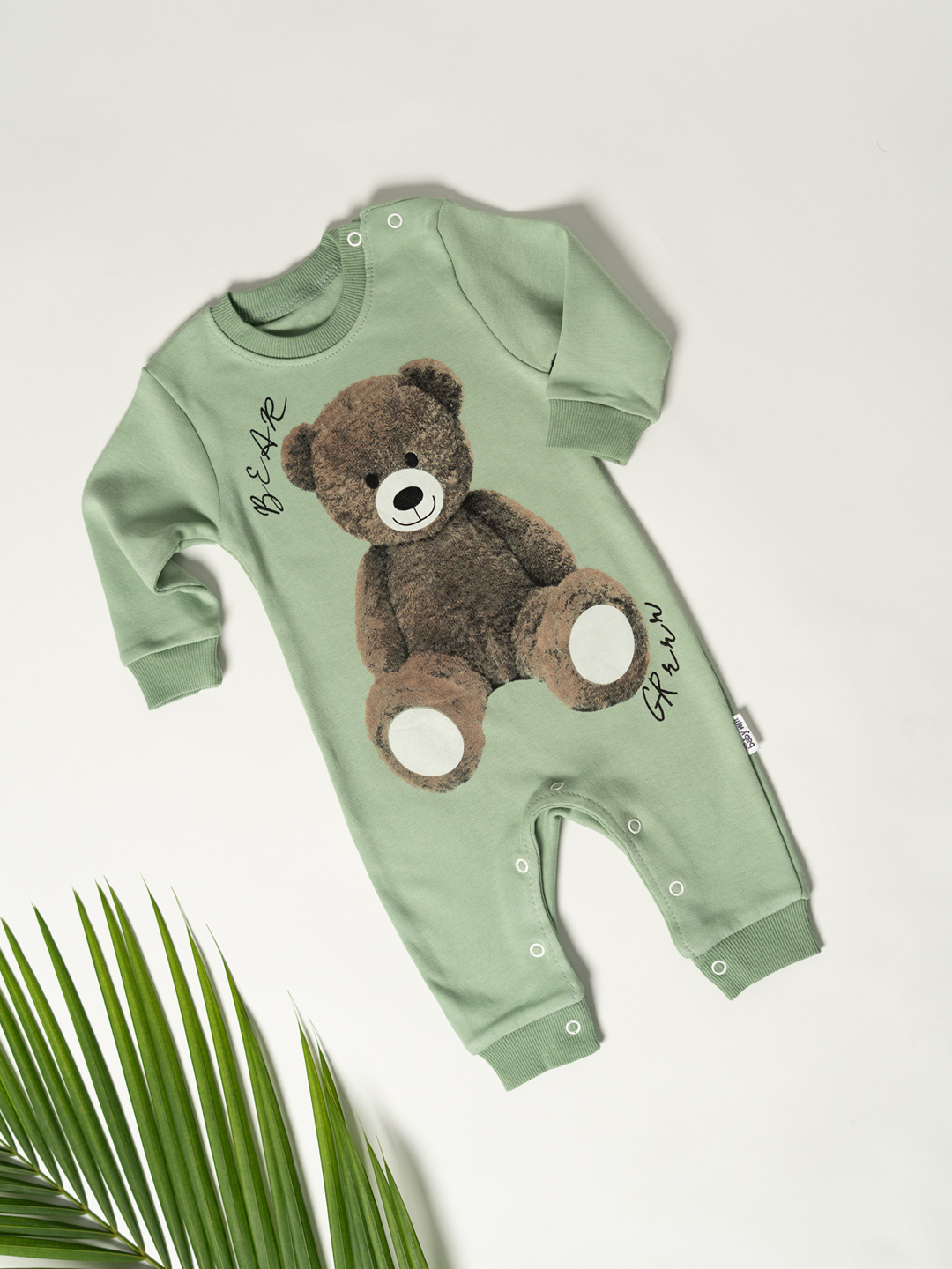 GREEN TEDDY ROMPER