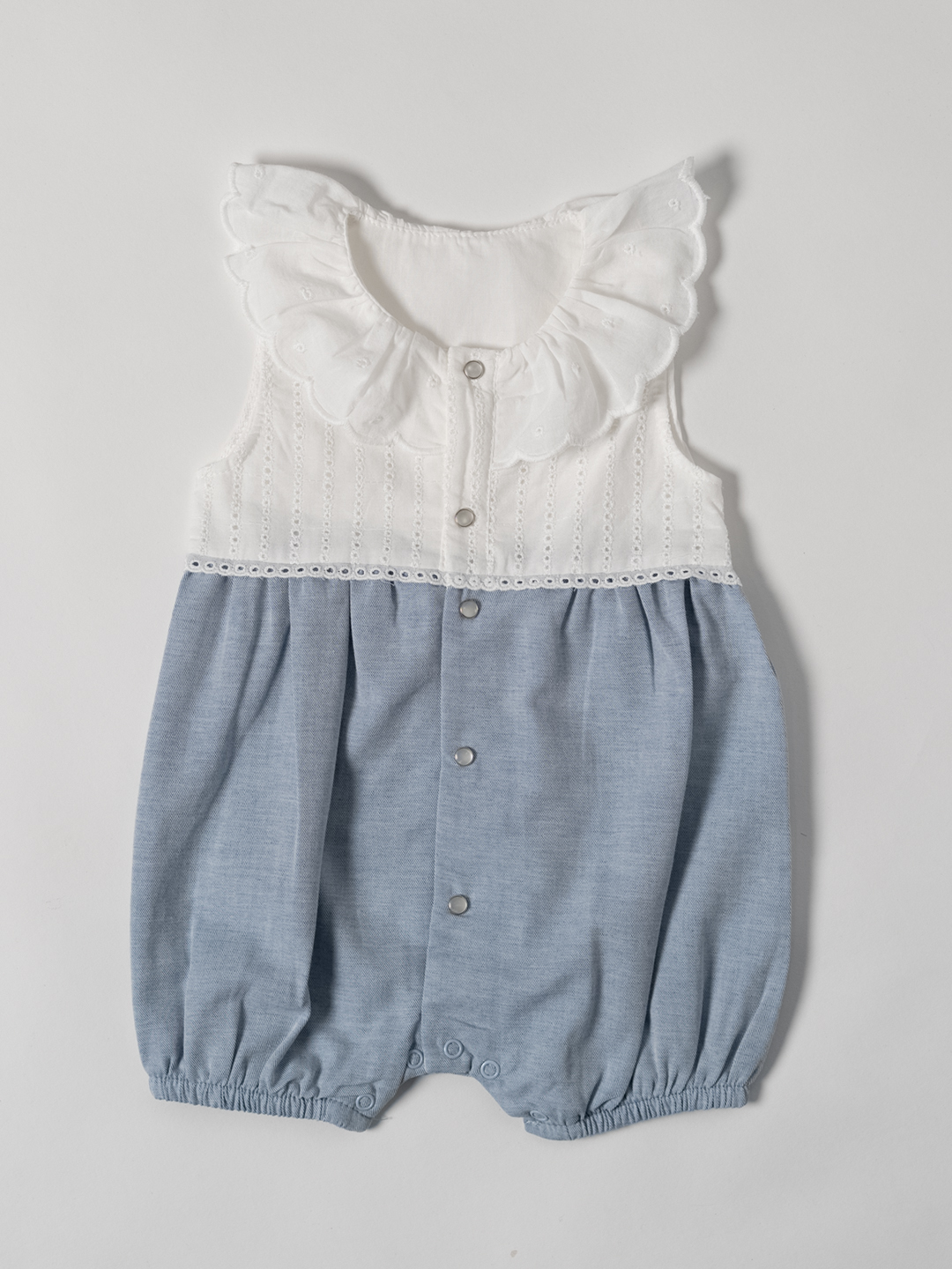 SLEEVLESS COTTON ONESIES